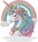 5D Unicorn Diamond Painting Ornaments Kit - Special Shaped Rhinestone Statue for Desktop - Rainbow Diamond Art Figurine Sculpture - DIY Crystal Craft Kit for Adults, Kids & Beginners